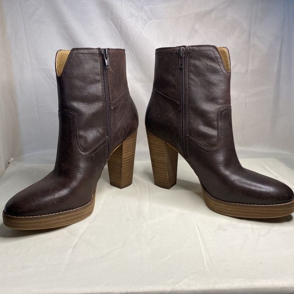 Lucky Brand Queys Platform Boots Brown Size 8.5 - Picture 3 of 8